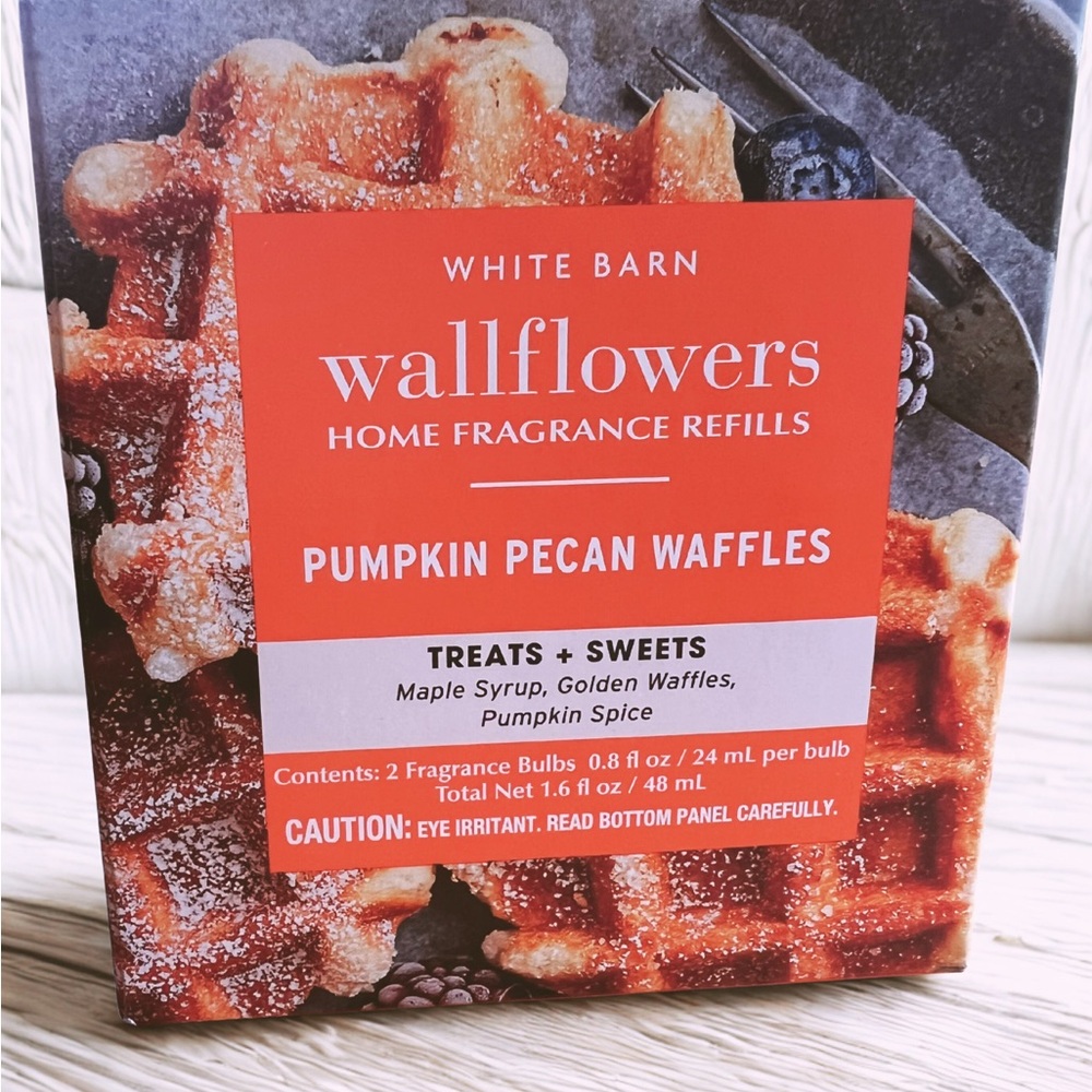 Bath & Body Works Wallflowers Refill Pumpkin Pecan Waffles 2 Pack NEW